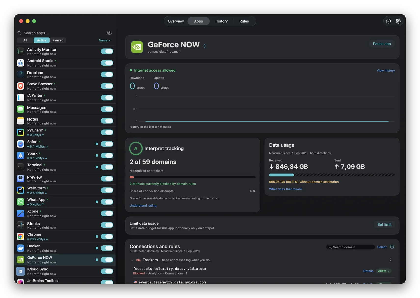 Per-App Firewall