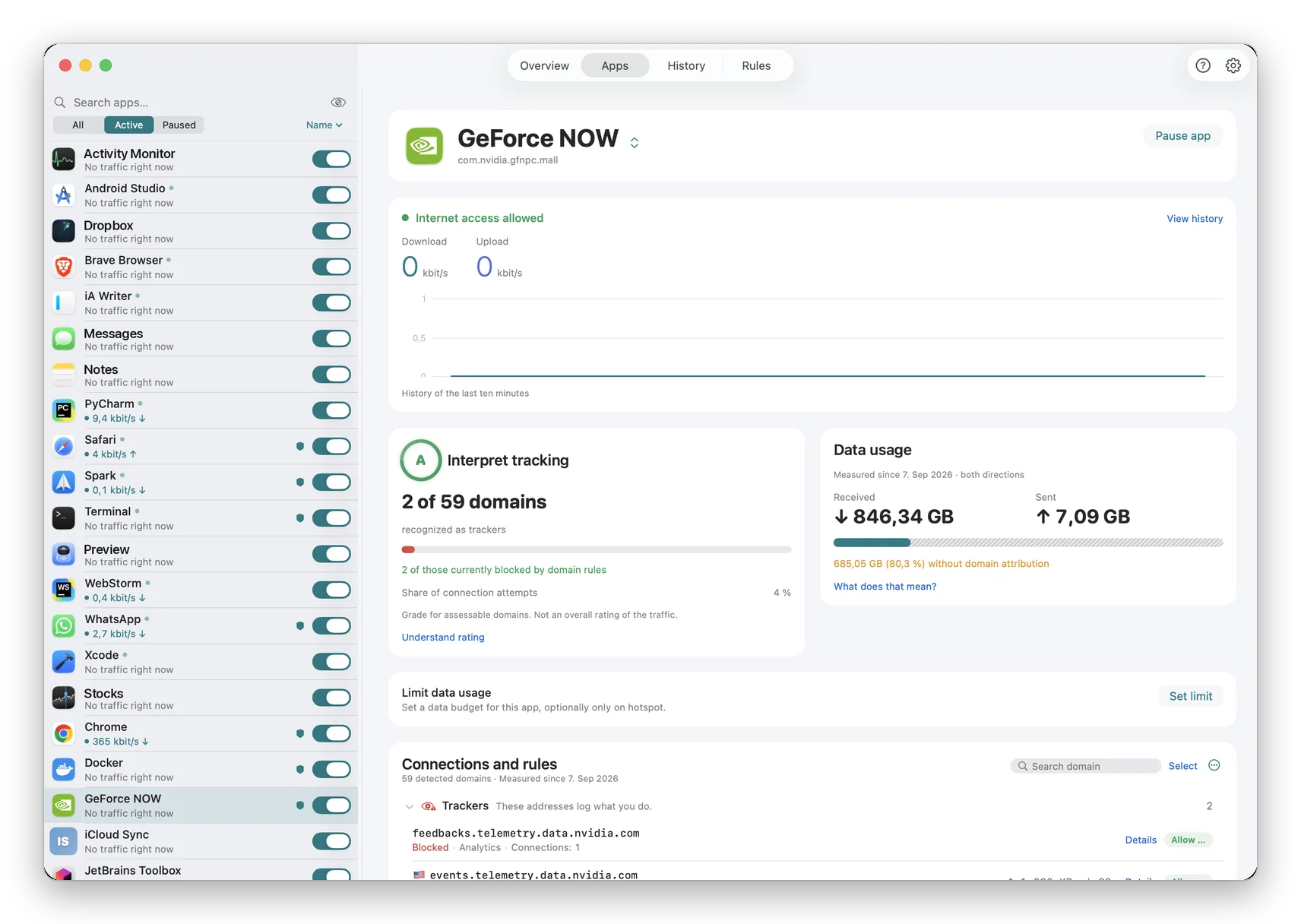 Per-App Firewall