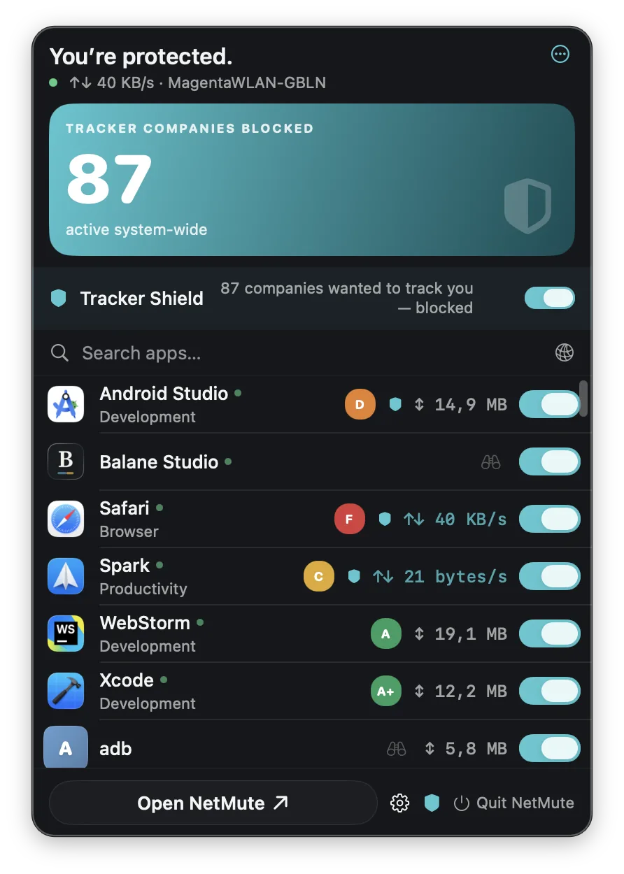 Per-App Firewall